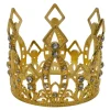 Decostar™ Metal Royal Crown with Rhinestones - Gold
