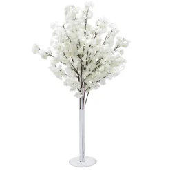 Decostar™ Metal Stand - Comes with 9 Flowering Branches - White