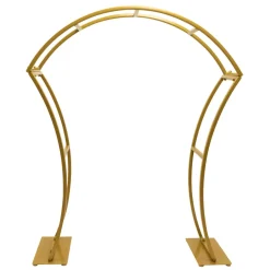 Decostar™ Metal Tabletop Decoration Arch - Gold
