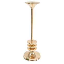 Decostar™ Metal Taper Candle Holder 13½" - Gold