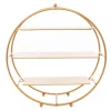 Decostar™ Metal 3 Tier Dessert Stand Wheel - Gold