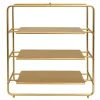 Decostar™ Metal 3 Tier Square Dessert Stand - Gold