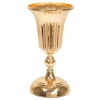 Decostar™ Metal Trumpet Floral Centerpiece 11" - Gold