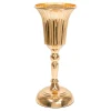 Decostar™ Metal Trumpet Floral Centerpiece 13¼" - Gold