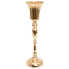 Decostar™ Metal Trumpet Floral Centerpiece 20" - Gold