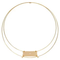 Decostar™ Metal Twin Hoop Centerpiece 22" - Gold
