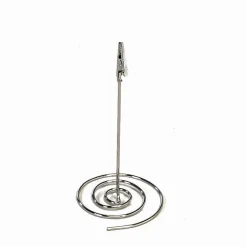 Decostar™ Metal Wire Card Stand with Clip 6"