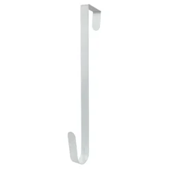 Decostar™ Metal Wreath Door Hanger 12" 2pc/set - White