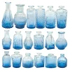 Decostar™ Mini Vintage Glass Vase Set 18pc/box - Blue