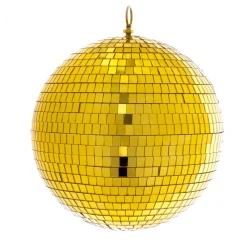 Decostar™ Mirror Disco Balls 12" - Gold
