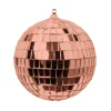 Decostar™ Mirror Disco Balls 4" - Rose Gold