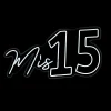 Decostar™ Mis 15 Neon Light Sign With Hanging Chain 23½"