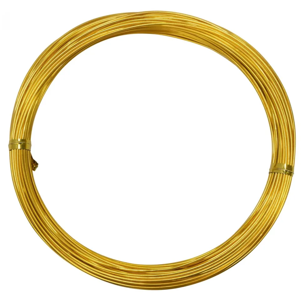 Decostar™ 1.0mm (18 Gauge) Aluminum Wire 15 Yds/Roll - Gold