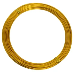 Decostar™ 1.5mm (15 Gauge) Aluminum Wire 10 Yds/Roll - Gold