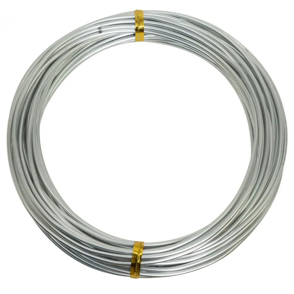 Decostar™ 2.0mm (12 Gauge) Aluminum Wire 10 Yds/Roll - Silver