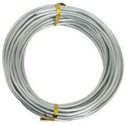 Decostar™ 3.0mm (9 Gauge) Aluminum Wire 10 Yds/Roll - Silver