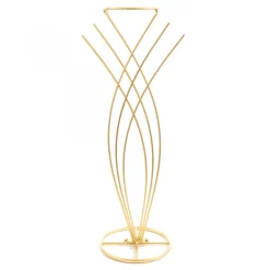 Decostar™ Modern Fan Floral Stand 42" - Gold