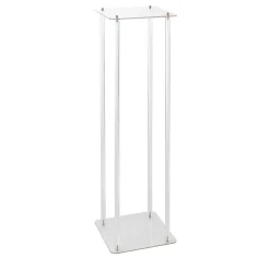Decostar™ Modern Floral Riser 33" - Clear
