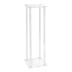 Decostar™ Modern Floral Riser 24" - Clear
