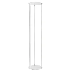 Decostar™ Modern Round Acrylic Floral Riser 48" - Clear