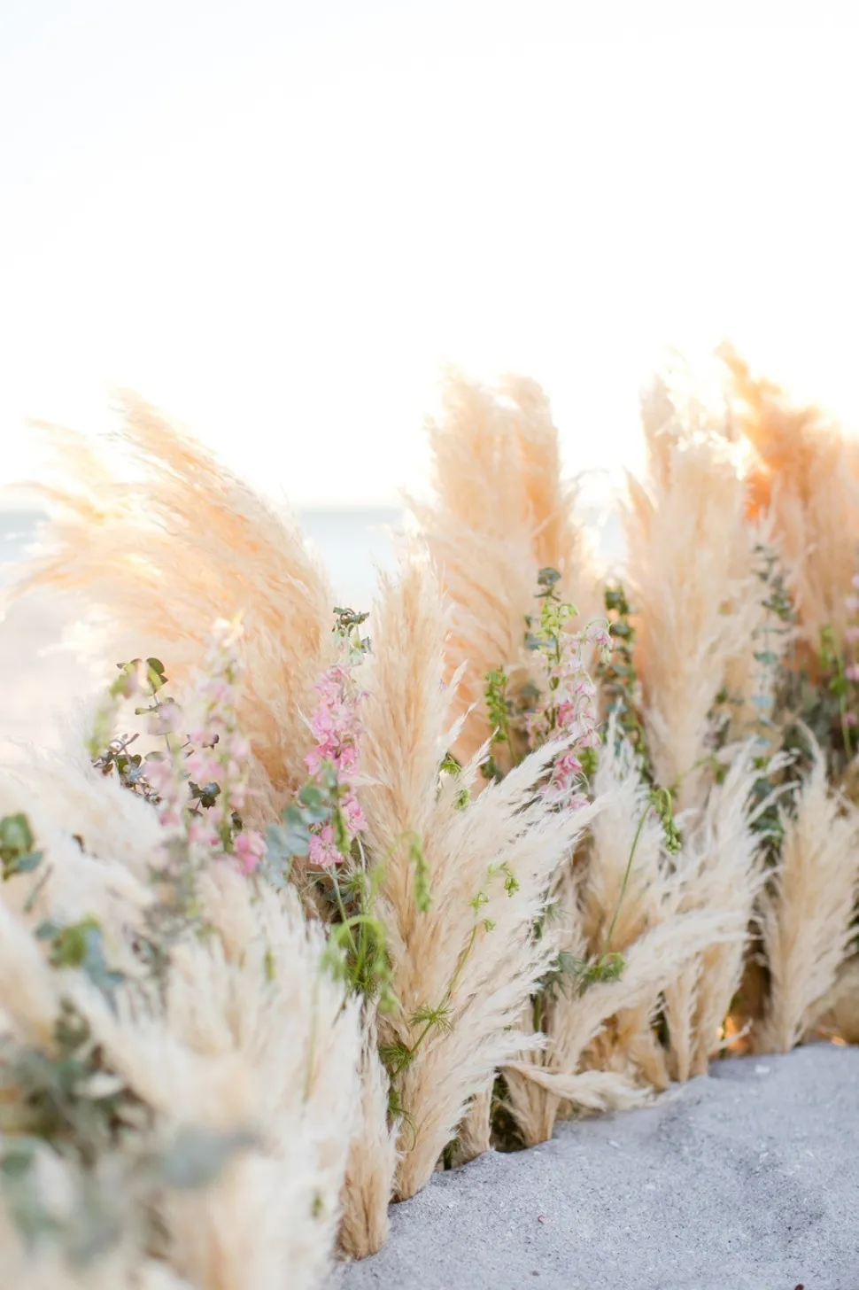 Decostar™ Natural Boho Dried Pampas Grass Plumes - 60" - Natural