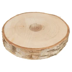 Decostar™ Natural Large Wood Slice - 12"
