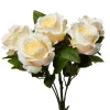 Decostar™ Open Cottage Rose 17 x 10" Ivory