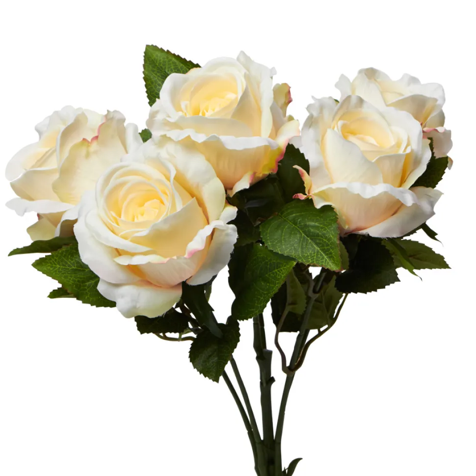 Decostar™ Open Cottage Rose 17 x 10" Ivory