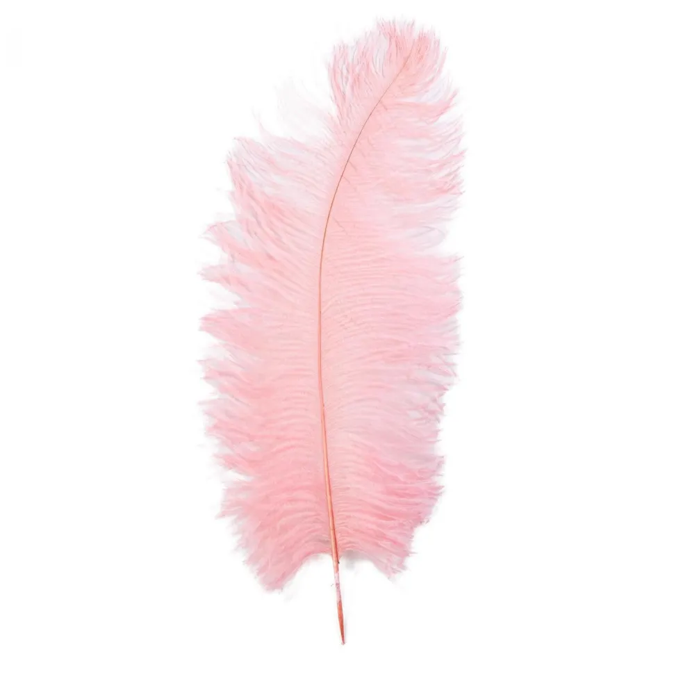 Decostar™ Ostrich Feather 12pc/bag 13"-15" - Blush