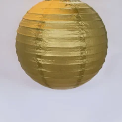 Decostar™ Paper Lantern 8" - Gold - 36 Pieces