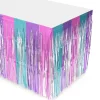 Decostar™ Pastel Rainbow Metallic Foil Table Skirt 14ft