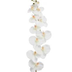 Decostar™ Phalaenopsis Orchid Natural Touch Spray Stem 50" White