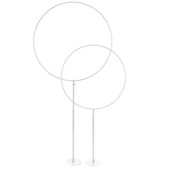 Decostar™ 2 Piece Metal Hoop Frame Set - White
