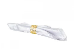 Decostar™ 6 Piece Napkin Ring Box - Gold