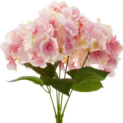 Decostar™ 18" Pink Artificial Hydrangea Bouquet