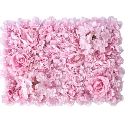 Decostar™ Pink Artificial Mixed Flower Mat