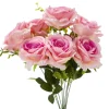 Decostar™ 19" Pink Fuchsia Artificial Flower Bouquet