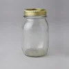 Decostar™ Pint Glass Jar with Lid and Ring - 24 Pieces