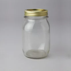 Decostar™ Pint Glass Jar with Lid and Ring - 24 Pieces