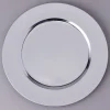 Decostar™ Plastic Charger Plate 13" - Silver - 24 Pieces
