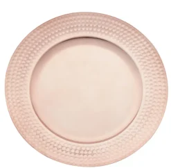 Decostar™ 13" Plastic Charger Plate - E - 24 Pack - Rose Gold