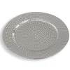 Decostar™ 13" Plastic Charger Plate - C - 24 Pack - Silver