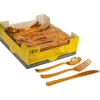 Decostar™ Plastic Cutlery Set 100pc/pack - Rose Gold