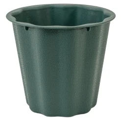 Decostar™ Plastic Floral Container 6" - Dark Green