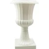 Decostar™ Plastic Planter Urn 19¾" - White - 6 Pieces