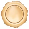 Decostar™ Plastic Scalloped Charger Plate 13" - 24 Pack - Gold