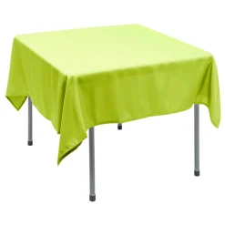 Decostar™ Polyester Square Table Cover 70" - Lime Green