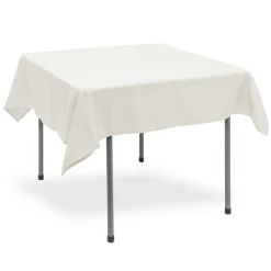 Decostar™ Polyester Square Table Cover 54" - Ivory