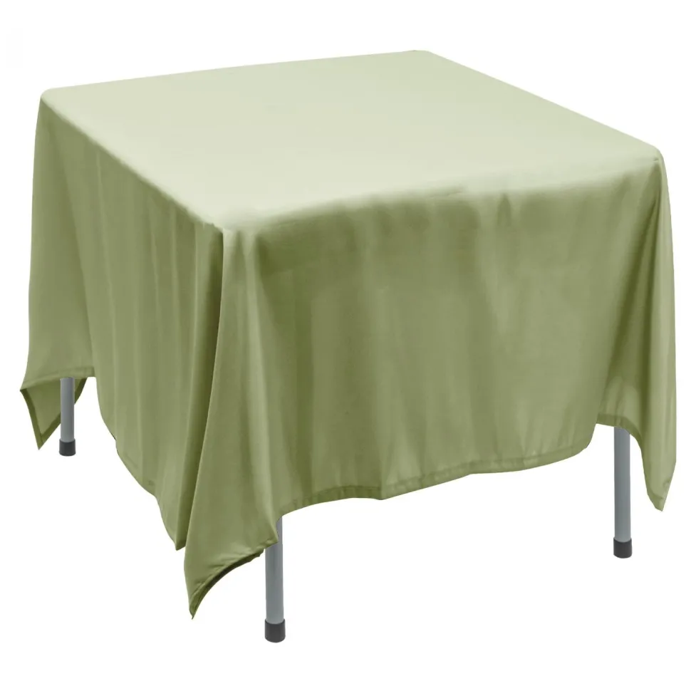 Decostar™ Polyester Square Table Cover 90" - Sage