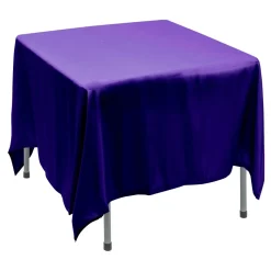 Decostar™ Polyester Square Table Cover 90" - Purple